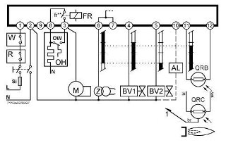 Diagrama de conexiuni automat pt arzatoare